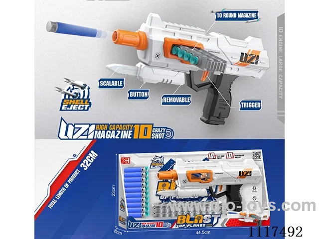 10-round magazine Uzi soft gun
