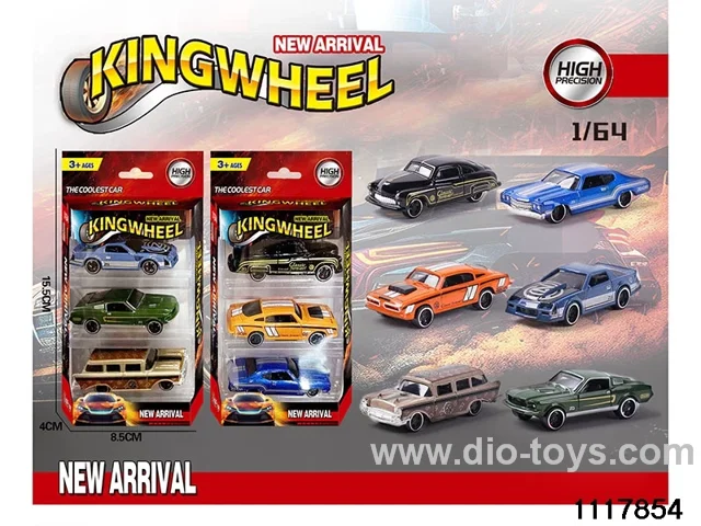 1:64 Alloy Car Set（3pcs）