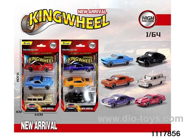 1:64 Alloy Car Set（3pcs）
