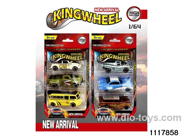 1:64 Alloy Car Set（3pcs）