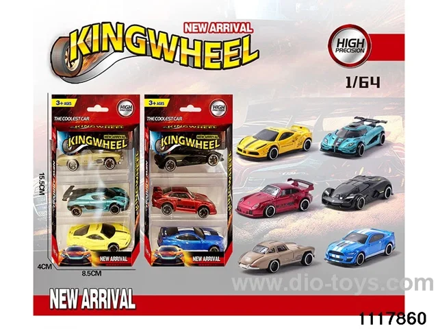 1:64 Alloy Car Set（3pcs）