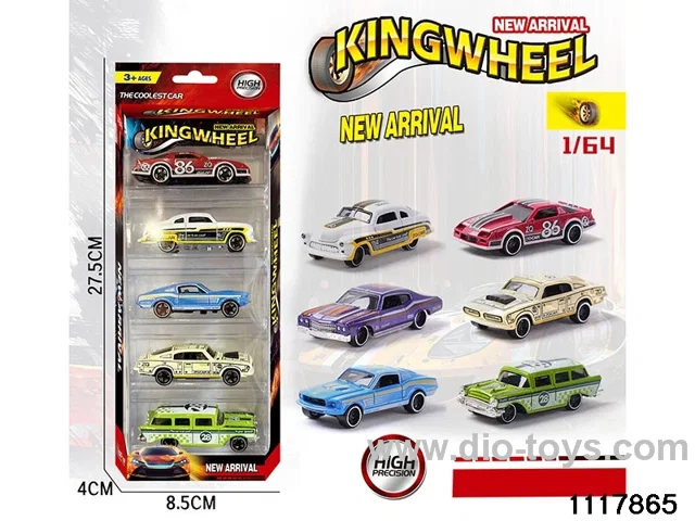 1:64 Alloy Car Set（5pcs）