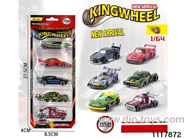 1:64 Alloy Car Set（5pcs）