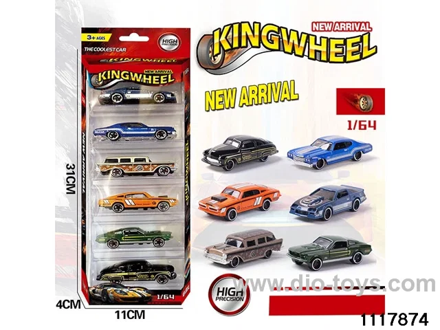 1:64 Alloy Car Set（6pcs）