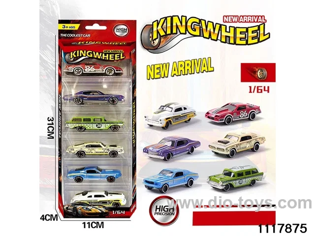 1:64 Alloy Car Set（6pcs）