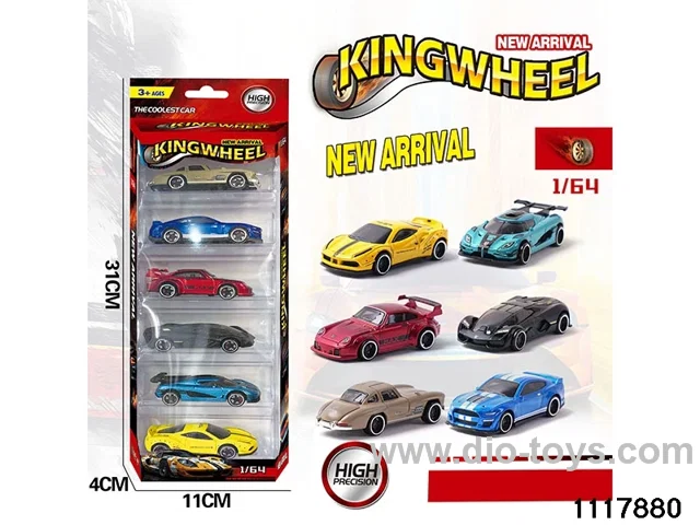 1:64 Alloy Car Set（6pcs）