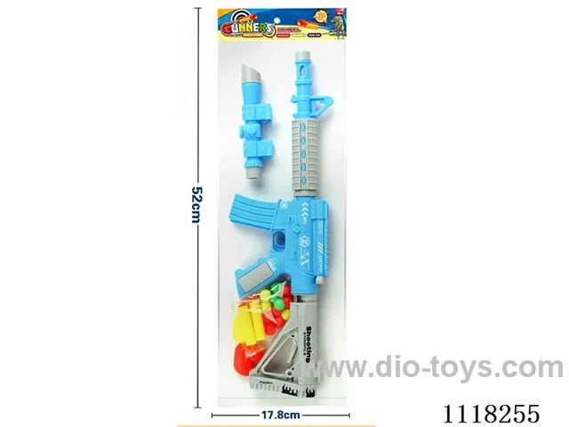 Ping-pong soft ball toy gun