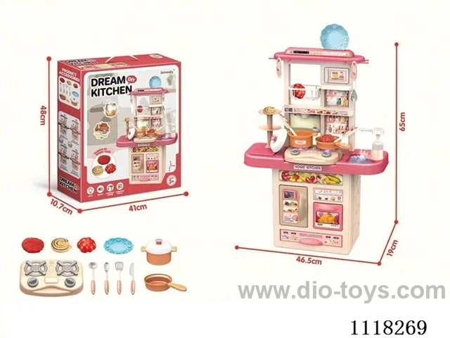65cm high sound and light table/pink (no electricity included)