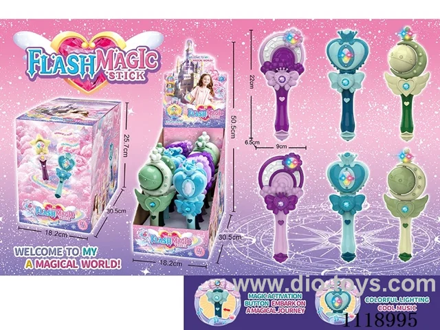 magic wand with light/music