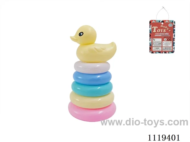 5 layers rainbow loop (large yellow duck) Macaron color