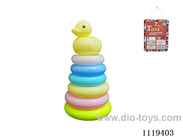 6 layers rainbow ring (Little Yellow Duck) Macaron color