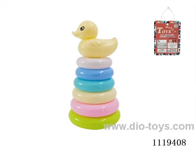 6 layers rainbow loop (large yellow duck) Macaron color