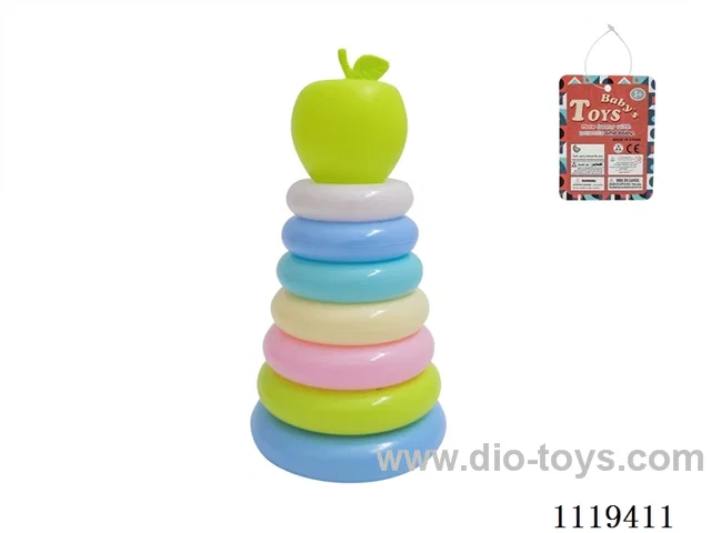 7 layers rainbow ring (Apple) Macaron color