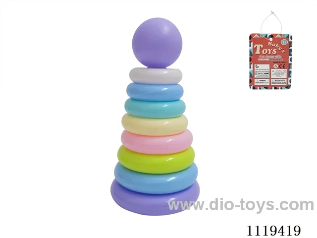 8 layers rainbow ring (ball) macaron color