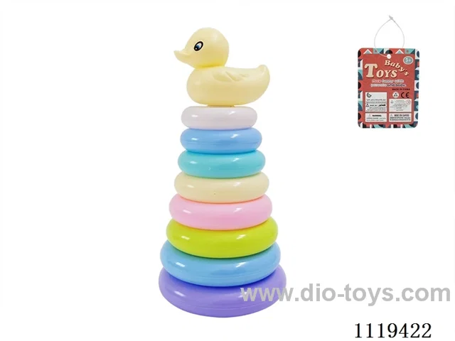 8 layer rainbow loop (large yellow duck) Macaron color
