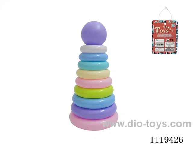 9 layer rainbow ring (ball) macaron color