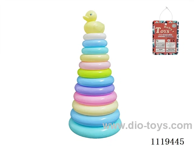 12 layers rainbow ring (Little Yellow Duck) Macaron color