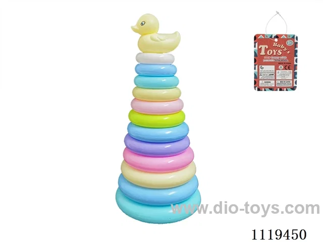 12 layers rainbow loop (large Yellow duck) Macaron color