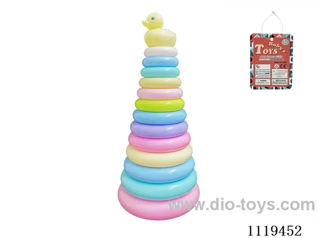 13 layers rainbow ring (Little Yellow Duck) Macaron color