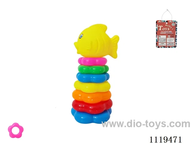 7 Layer Plum Blossom Rainbow Ring (Clownfish)