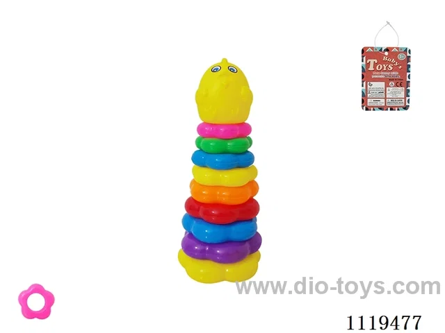 9 layer Plum Blossom Rainbow Ring (Chicken)