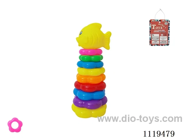 9 Layer Plum Blossom Rainbow Ring (Clownfish)