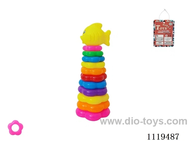 11 Layer Plum Blossom Rainbow Ring (Clownfish)