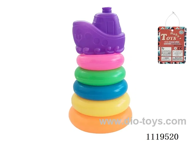 5 layer Rainbow Ring (Boat)