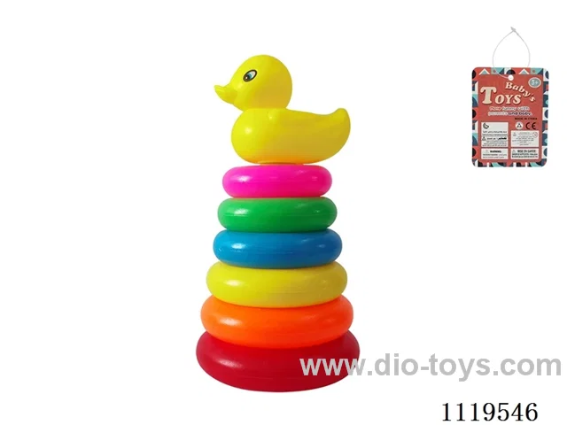 6 layers Rainbow Ring (Large Yellow Duck)