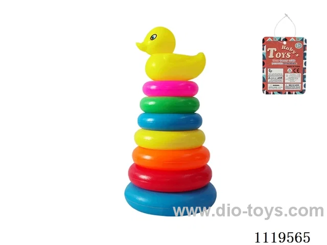 7 Layers Rainbow Ring (Large Yellow Duck)