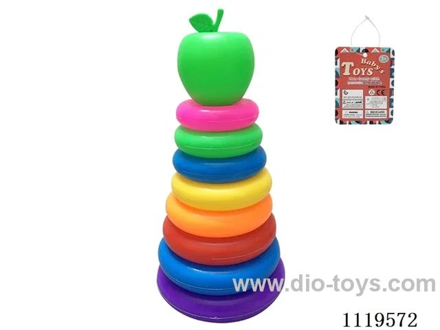 8 layer Rainbow Ring (Apple)