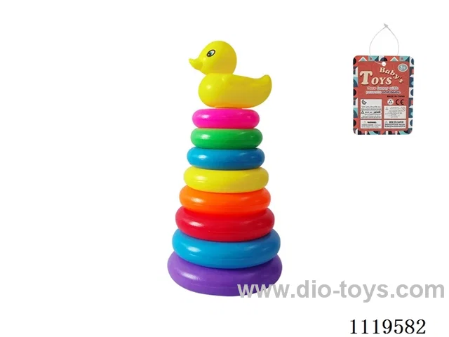 8 layers Rainbow Ring (Large Yellow Duck)