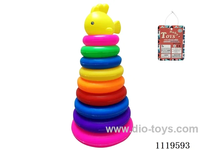 9 layer Rainbow Ring (fish)