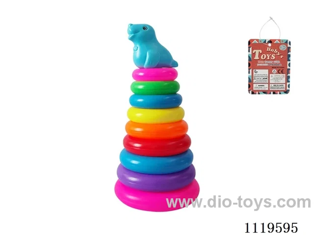9 layer Rainbow Ring (Sea Lion)