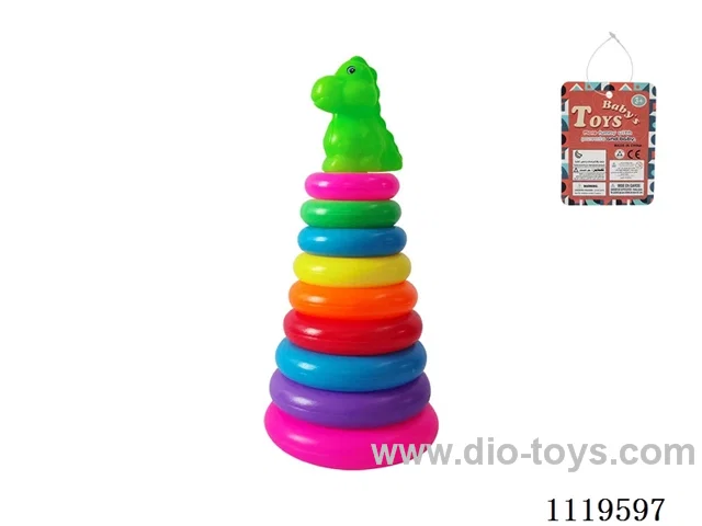 9 layer Rainbow Ring (Dinosaur)