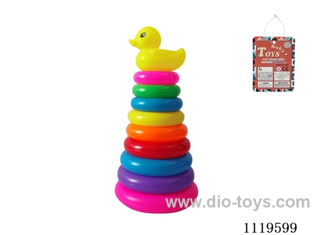 9 Layer Rainbow Ring (Big Yellow Duck)
