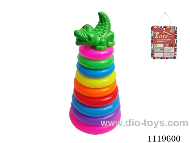 9 layer Rainbow Ring (Alligator)