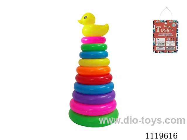 10 Layers Rainbow Ring (Large Yellow Duck)