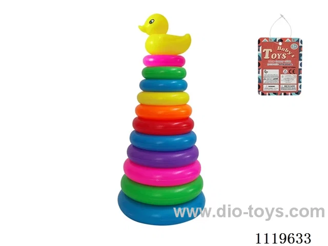 11 Layers Rainbow Ring (Large Yellow Duck)