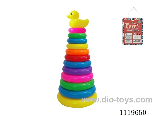 12 layers Rainbow Ring (Large Yellow Duck)