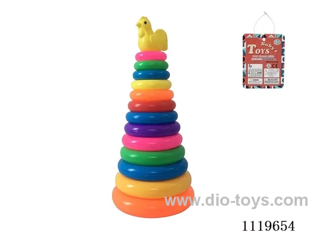 13 Layer Rainbow Ring (Rooster)