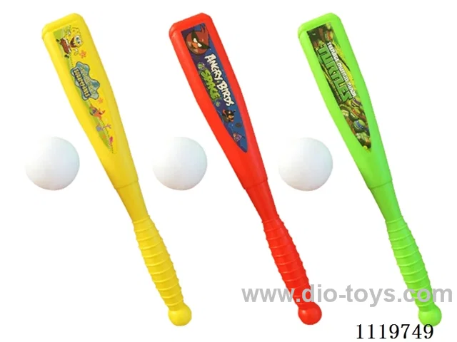 Three-color baseball bat mix