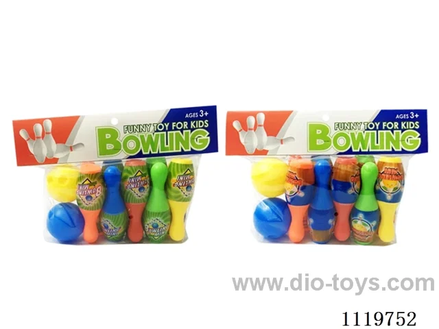 2 types of bowling ball mixed