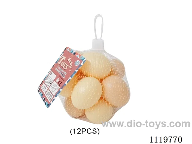 12 simulated eggs