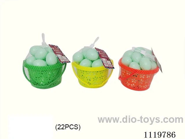 Simulated duck egg 22 PCS (with round basket)