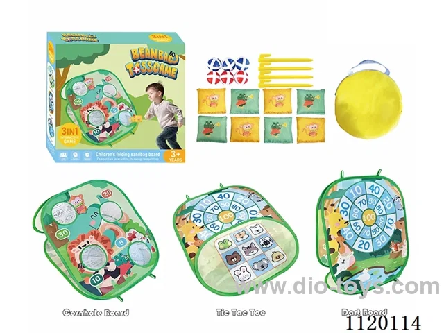 3 in 1 Folding Throwing sandbag board Set (Forest)