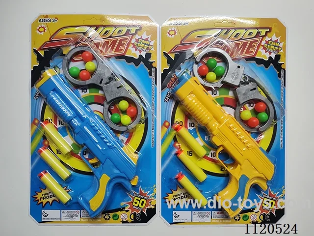Two-color mixed EVA table tennis gun with handcuffs
