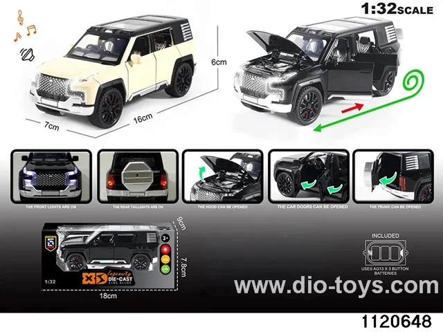 1:32 Alloy RC Car With light and sound
