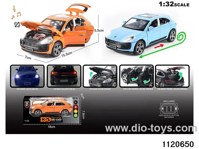 1:32 Alloy RC Car With light and sound