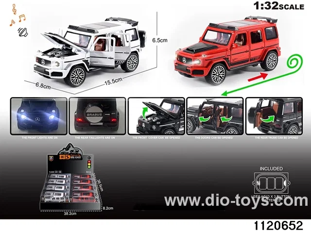 1:32 Alloy RC Car With light and sound